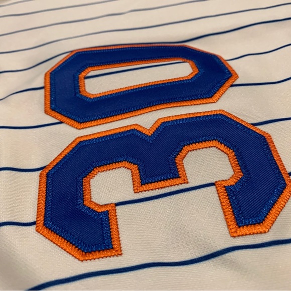 Nolan Ryan New York Mets Jersey Mens XL NWT 1969 Home Cream Pinstripe - Picture 6 of 14